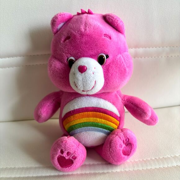 2014 Just Play 8" Cheer Care Bear Plush #R - Picture 1 of 4